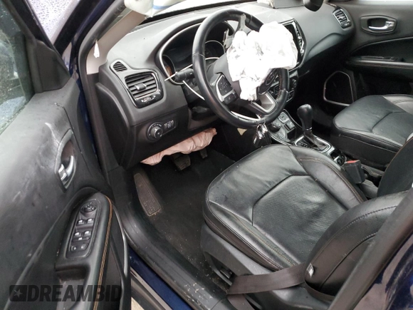2021 Jeep Compass Limited with VIN 3C4NJDCBXMT602906, listed as a Copart auction lot 47918215 with 70,784 mi miles and Salvage Title. Bid and sale history available at DreamBid. Image 8.
