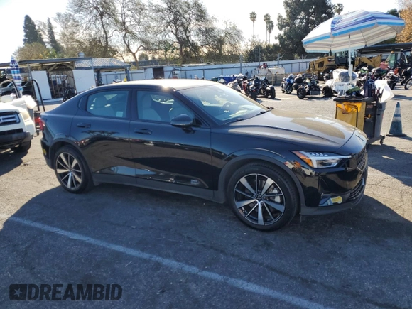 2022 Polestar 2 with VIN LPSED3KA8NL075397, listed as a Copart auction lot 42234255 with 26,071 mi miles and Salvage Title. Bid and sale history available at DreamBid. Image 4.