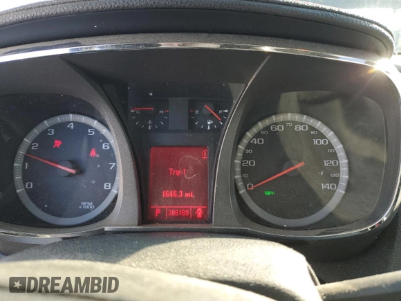2011 GMC Terrain SLT-2 with VIN 2CTFLXEC4B6438659, listed as a Copart auction lot 44599775 with 206,169 mi miles and Salvage Title. Bid and sale history available at DreamBid. Image 9.
