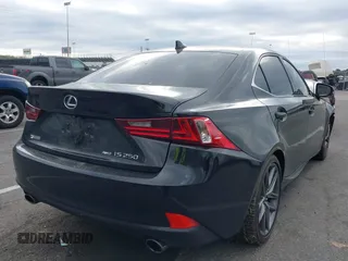 2015 Lexus IS 250 with VIN JTHCF1D21F5027232, listed as a IAAI auction lot 42072559 with 79,903 mi miles and . Bid and sale history available at DreamBid. Image 4.