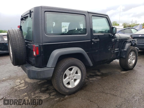 2017 Jeep Wrangler Sport с VIN 1C4GJWAG1HL735042, выставлен на аукционе Copart как лот 56459035 с пробегом 82 120 миль миль и Списание • Salvage title. История ставок и продаж доступна на DreamBid. Изображение 3.