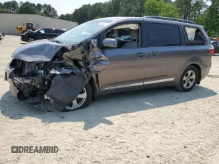 2015 Toyota Sienna LE AAS with VIN 5TDKK3DC9FS637144, listed as a Copart auction lot 59624495 with 151,681 mi miles and Salvage title. Bid and sale history available at DreamBid. Image 1.