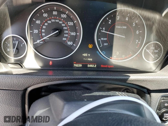 2018 BMW 4 Series 430i with VIN WBA4Z1C53JEC60921, listed as a Copart auction lot 50868155 with 76,229 mi miles and Salvage title. Bid and sale history available at DreamBid. Image 9.