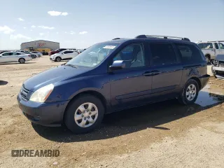 2006 Kia Sedona LX with VIN KNDMB233966021674, listed as a Copart auction lot 52833075 with 128,330 mi miles and Salvage Title. Bid and sale history available at carsss.com. Image 1.