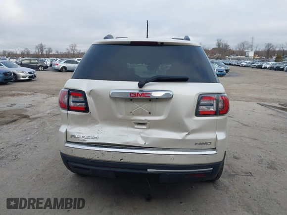 2014 GMC Acadia SLT with VIN 1GKKVRKD7EJ258942, listed as a IAAI auction lot 41828635 with 173,389 mi miles and . Bid and sale history available at DreamBid. Image 16.