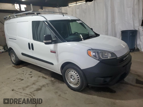 2021 Ram ProMaster City Cargo Tradesman with VIN ZFBHRFAB7M6S96328, listed as a Copart auction lot 45501895 with 275,738 mi miles and Clean title. Bid and sale history available at DreamBid. Image 4.