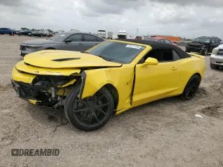 2017 Chevrolet Camaro 1SS с VIN 1G1FF3D77H0170765, выставлен на аукционе Copart как лот 55171135 с пробегом 82 908 миль миль и Списание • Salvage title. История ставок и продаж доступна на DreamBid. Изображение 1.