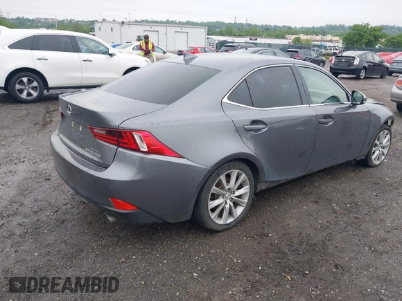 2015 Lexus IS 250 with VIN JTHCF1D22F5026686, listed as a IAAI auction lot 42267098 with 136,541 mi miles and . Bid and sale history available at DreamBid. Image 4.
