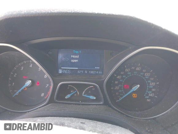 2012 Ford Focus SEL with VIN 1FAHP3M20CL393440, listed as a IAAI auction lot 42015692 with 198,214 mi miles. Bid and sale history available at carsss.com. Image 7.
