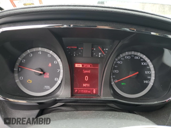 2013 GMC Terrain SLE with VIN 2GKFLREKXD6295433, listed as a Copart auction lot 53000875 with 115,300 mi miles and Salvage Title. Bid and sale history available at carsss.com. Image 9.