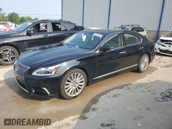 2014 Lexus LS 460 z VIN JTHCL5EF2E5020998, wystawiony jako Copart lot #60233005 z przebiegiem 109 061 mil mil oraz Szkoda całkowita • Salvage title. Historia ofert i sprzedaży dostępna na DreamBid. Obrazek 1.