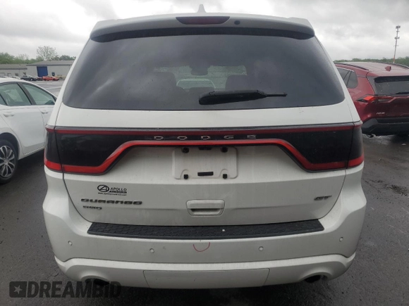 2017 Dodge Durango GT with VIN 1C4RDJDG1HC666240, listed as a Copart auction lot 56548385 with 115,475 mi miles and Salvage title. Bid and sale history available at DreamBid. Image 6.