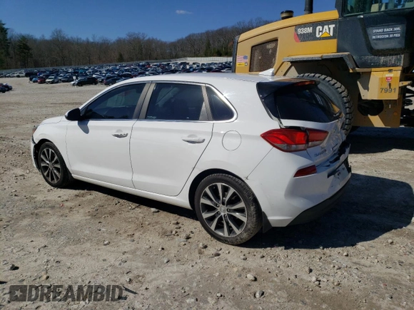 2018 Hyundai Elantra GT with VIN KMHH35LE8JU024888, listed as a Copart auction lot 46637144 with 76,454 mi miles and Salvage Title. Bid and sale history available at carsss.com. Image 2.