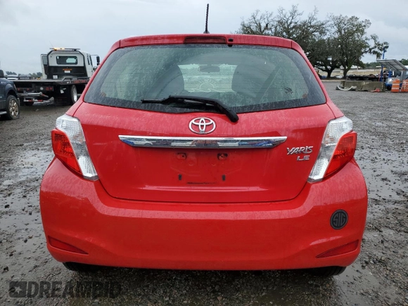 2013 Toyota Yaris L with VIN JTDKTUD39DD548136, listed as a Copart auction lot 56768875 with 147,532 mi miles and Salvage Title. Bid and sale history available at DreamBid. Image 6.
