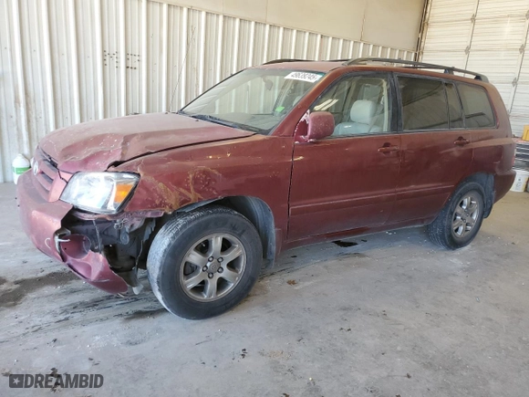 2005 Toyota Highlander with VIN JTEGP21A550070402, listed as a Copart auction lot 49639245 with 274,596 mi miles and Clean Title. Bid and sale history available at carsss.com. Image 1.