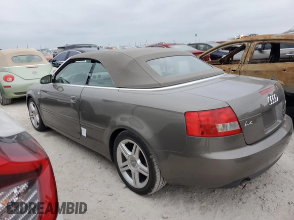 2004 Audi A4 3.0L with VIN WAUAT48H84K018136, listed as a Copart auction lot 76940194 with 0 mi miles and Non Repairable. Bid and sale history available at carsss.com. Image 2.