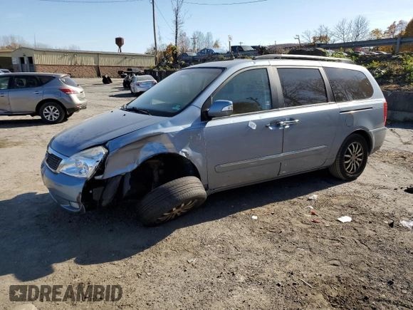 2011 Kia Sedona EX with VIN KNDMH4C77B6383638, listed as a Copart auction lot 78228534 with 176,993 mi miles and Salvage Title. Bid and sale history available at carsss.com. Image 1.