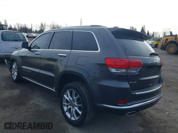 2015 Jeep Grand Cherokee Summit with VIN 1C4RJFJTXFC911170, listed as a IAAI auction lot 41523164 with 74,133 mi miles. Bid and sale history available at carsss.com. Image 3.