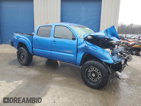 2007 Toyota Tacoma with VIN 5TELU42N87Z381933, listed as a Copart auction lot 45102465 with 140,696 mi miles and Salvage Title. Bid and sale history available at DreamBid. Image 4.