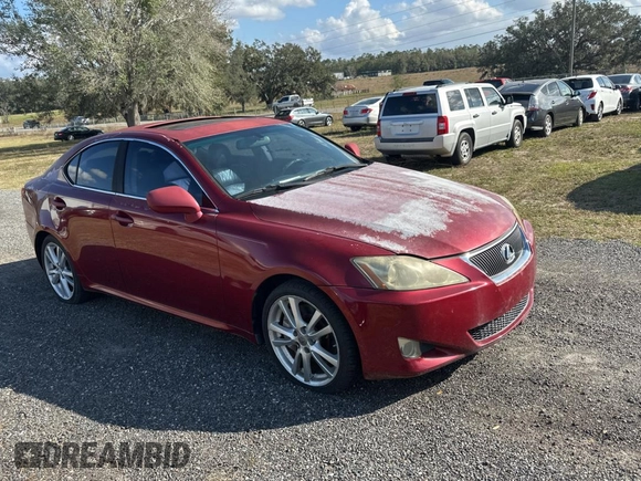 2006 Lexus IS 350 z VIN JTHBE262165001506, wystawiony jako Copart lot #87470374 z przebiegiem 213 188 mil mil oraz Czysty tytuł • Clean title. Historia ofert i sprzedaży dostępna na DreamBid. Obrazek 1.