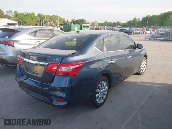2017 Nissan Sentra SV with VIN 3N1AB7AP9HL635755, listed as a IAAI auction lot 42030651 with 147,418 mi miles and . Bid and sale history available at DreamBid. Image 4.