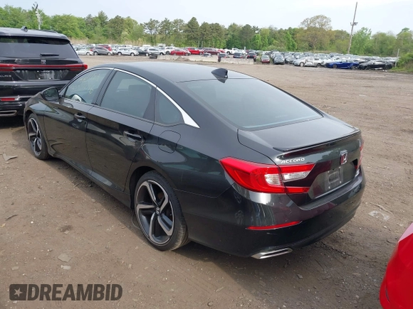 2021 Honda Accord Sport with VIN 1HGCV2F38MA018937, listed as a IAAI auction lot 41898934 with 31,643 mi miles and . Bid and sale history available at DreamBid. Image 3.