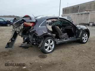 2011 Infiniti FX with VIN JN8AS1MW1BM735041, listed as a Copart auction lot 43363084 with Not Provided miles and Salvage Title. Bid and sale history available at DreamBid. Image 3.