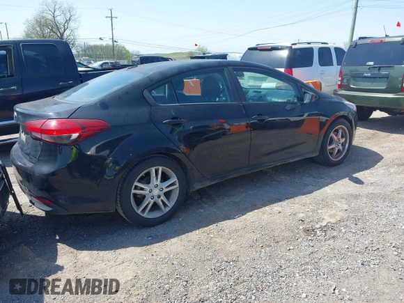 2017 Kia Forte LX with VIN 3KPFK4A77HE101143, listed as a IAAI auction lot 42038578 with 126,089 mi miles. Bid and sale history available at carsss.com. Image 4.