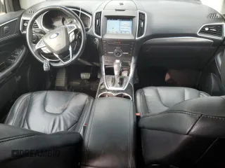 2016 Ford Edge Titanium with VIN 2FMPK3K91GBB13675, listed as a Copart auction lot 44198475 with 129,236 mi miles and Salvage Title. Bid and sale history available at carsss.com. Image 8.
