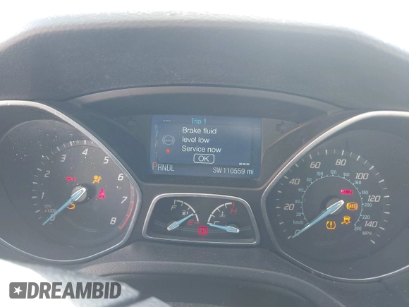 2014 Ford Focus SE with VIN 1FADP3F21EL347114, listed as a IAAI auction lot 41984235 with 110,559 mi miles and . Bid and sale history available at carsss.com. Image 7.