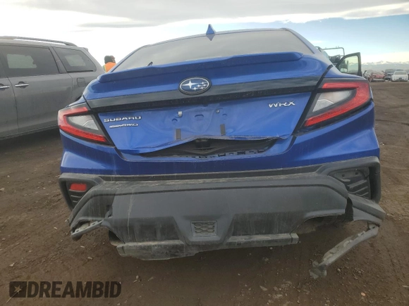 2022 Subaru WRX Premium with VIN JF1VBAF65N9013367, listed as a Copart auction lot 43575865 with Not provided miles and Clean title. Bid and sale history available at DreamBid. Image 6.
