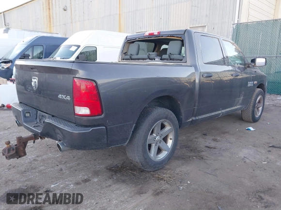 2014 Ram 1500 Express with VIN 1C6RR7KT4ES452856, listed as a IAAI auction lot 40962074 with 42,211 mi miles. Bid and sale history available at carsss.com. Image 4.
