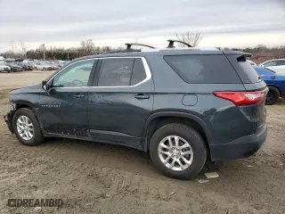 2018 Chevrolet Traverse LT Cloth with VIN 1GNERGKW5JJ195876, listed as a Copart auction lot 43094115 with 113,038 mi miles and Salvage Title. Bid and sale history available at carsss.com. Image 2.