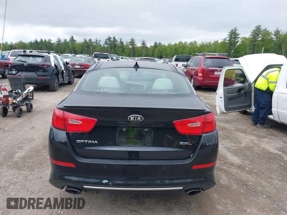 2015 Kia Optima SX Turbo with VIN 5XXGR4A69FG365072, listed as a IAAI auction lot 42295872 with 121,269 mi miles and . Bid and sale history available at DreamBid. Image 16.