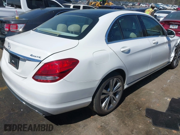 2015 Mercedes-Benz C 300 Luxury with VIN 55SWF4KB9FU035143, listed as a IAAI auction lot 41898353 with 140,699 mi miles and . Bid and sale history available at DreamBid. Image 4.