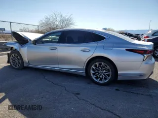 2018 Lexus LS with VIN JTHB51FF7J5003282, listed as a Copart auction lot 46177865 with 52,709 mi miles and Salvage Title. Bid and sale history available at carsss.com. Image 2.