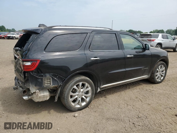 2018 Dodge Durango Citadel Anodized Platinum with VIN 1C4SDJET7JC328067, listed as a Copart auction lot 60412275 with 106,683 mi miles and Clean title. Bid and sale history available at DreamBid. Image 3.