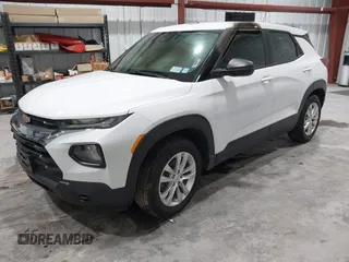 2022 Chevrolet TrailBlazer LS with VIN KL79MNSL3NB048164, listed as a IAAI auction lot 41508087 with 1 mi miles. Bid and sale history available at carsss.com. Image 2.