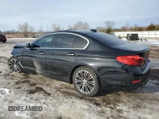 2017 BMW 5 Series 530i xDrive with VIN WBAJA7C39HG905000, listed as a Copart auction lot 45930815 with 66,204 mi miles and Salvage Title. Bid and sale history available at carsss.com. Image 2.