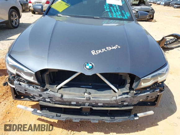 2019 BMW 3 Series 330i with VIN WBA5R1C5XKFH00567, listed as a IAAI auction lot 42076068 with 160,576 mi miles and . Bid and sale history available at DreamBid. Image 6.