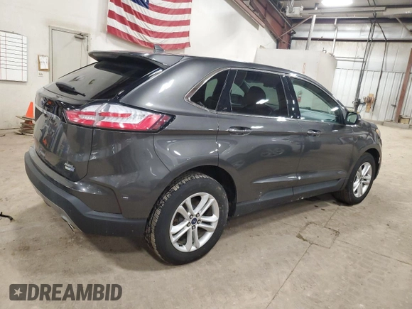 2019 Ford Edge SEL with VIN 2FMPK4J99KBB41014, listed as a Copart auction lot 45734765 with 113,062 mi miles and Clean Title. Bid and sale history available at carsss.com. Image 3.