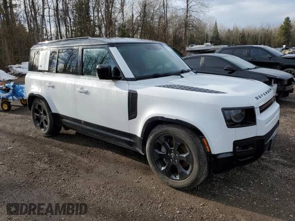 2023 Land Rover Defender X-Dynamic SE with VIN SALE27EU5P2130979, listed as a Copart auction lot 85887524 with 49,117 mi miles and Clean Title. Bid and sale history available at DreamBid. Image 4.