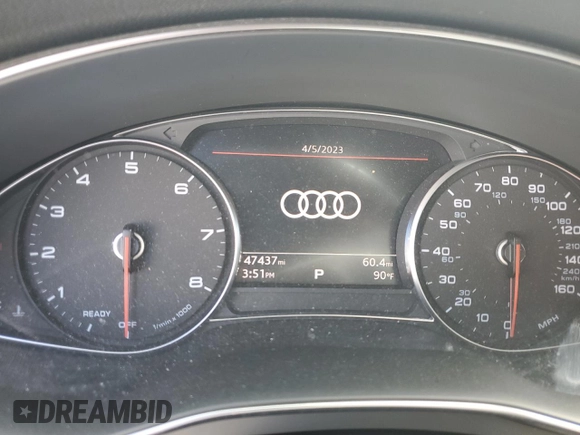 2020 Audi A6 Premium with VIN WAUD8AF28LN067720, listed as a Copart auction lot 45132483 with 47,437 mi miles. Bid and sale history available at carsss.com. Image 9.