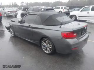 2015 BMW 2 Series M235i with VIN WBA1M1C50FV393092, listed as a IAAI auction lot 41507537 with 79,321 mi miles. Bid and sale history available at carsss.com. Image 3.