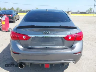 2014 Infiniti Q50 Premium with VIN JN1BV7AP5EM672766, listed as a IAAI auction lot 42107952 with 66,929 mi miles. Bid and sale history available at carsss.com. Image 16.