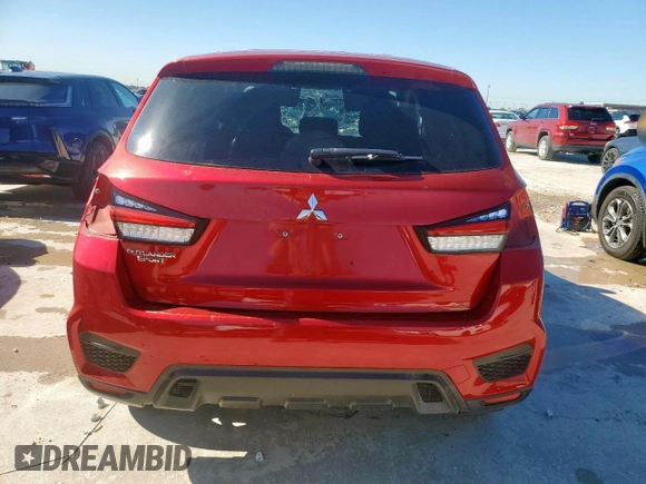 2020 Mitsubishi Outlander ES with VIN JA4AP3AU6LU008405, listed as a Copart auction lot 52630915 with 41,306 mi miles and Salvage title. Bid and sale history available at DreamBid. Image 6.