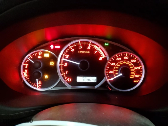 2011 Subaru Impreza Sedan WRX WRX Premium with VIN JF1GV7F68BG500749, listed as a Copart auction lot 89142555 with 109,673 mi miles and Clean Title. Bid and sale history available at carsss.com. Image 9.
