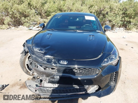 2021 Kia Stinger GT2 with VIN KNAE55LC3M6089699, listed as a IAAI auction lot 41035872 with 81,192 mi miles. Bid and sale history available at carsss.com. Image 12.
