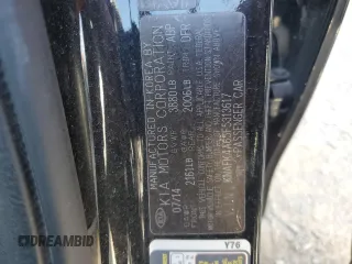 2015 Kia Forte LX with VIN KNAFK4A65F5313617, listed as a Copart auction lot 49491135 with 83,709 mi miles and Salvage Title. Bid and sale history available at carsss.com. Image 13.