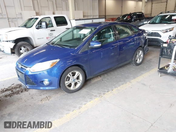 2012 Ford Focus SE with VIN 1FAHP3F27CL258291, listed as a IAAI auction lot 41877449 with 108,264 mi miles. Bid and sale history available at carsss.com. Image 2.